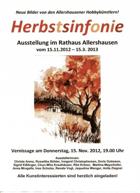 Ausstellung im Rathaus 2012